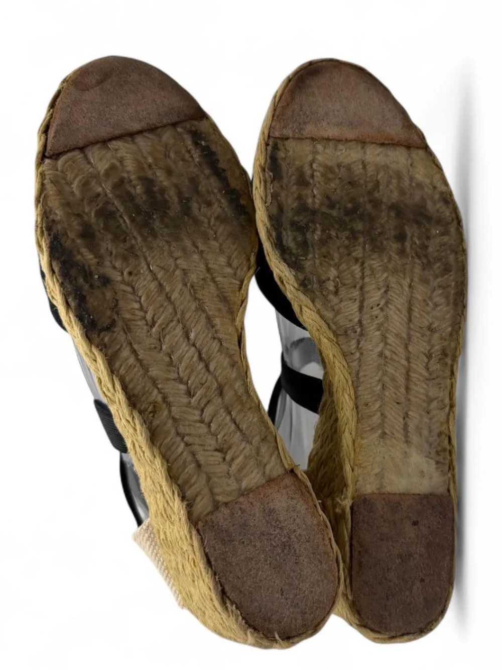 Lauren Ralph Lauren Women’s Black espadrille Wedge Sandals